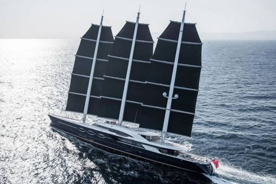 The iconic ‘Black Pearl’ docks in Santa Cruz de Tenerife