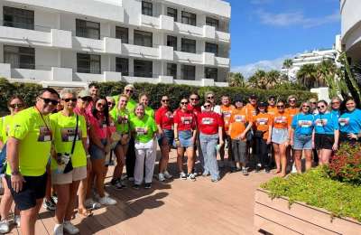 'Race Across Tenerife' team building event starts at the Spring Hotel Vulcano