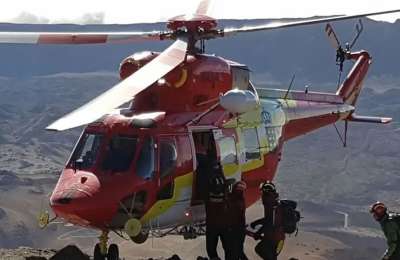 130 people have been rescued from Teide in the last three days due to bad weather