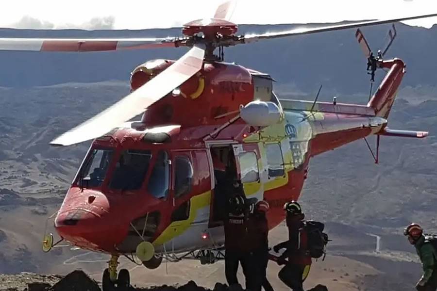 130 people have been rescued from Teide in the last three days due to bad weather
