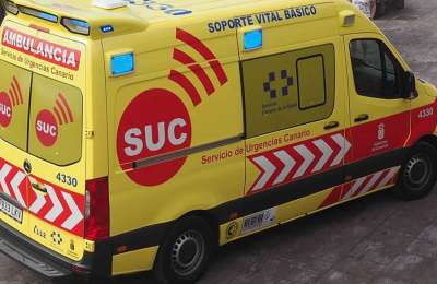 74-year-old man hospitalised after scooter accident in Tenerife