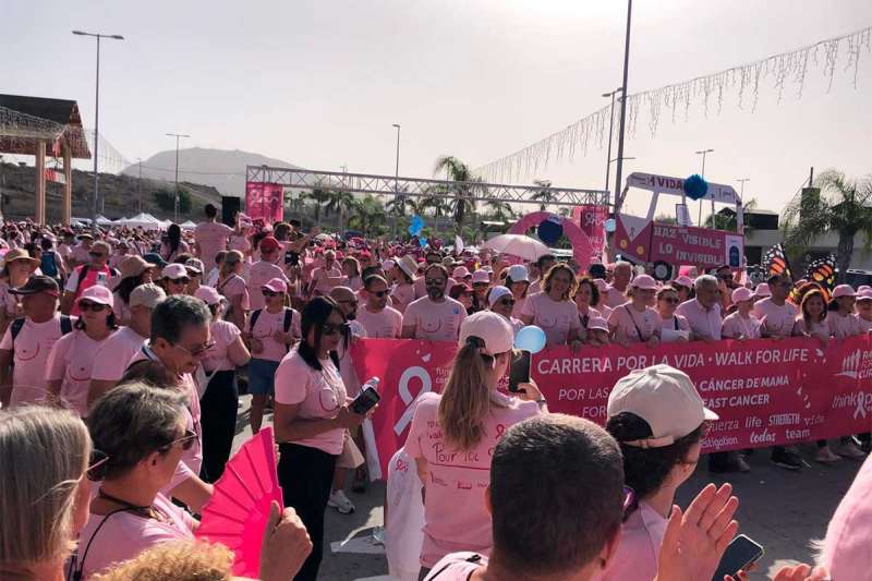Thousands unite for the Walk for Life in the South of Tenerife