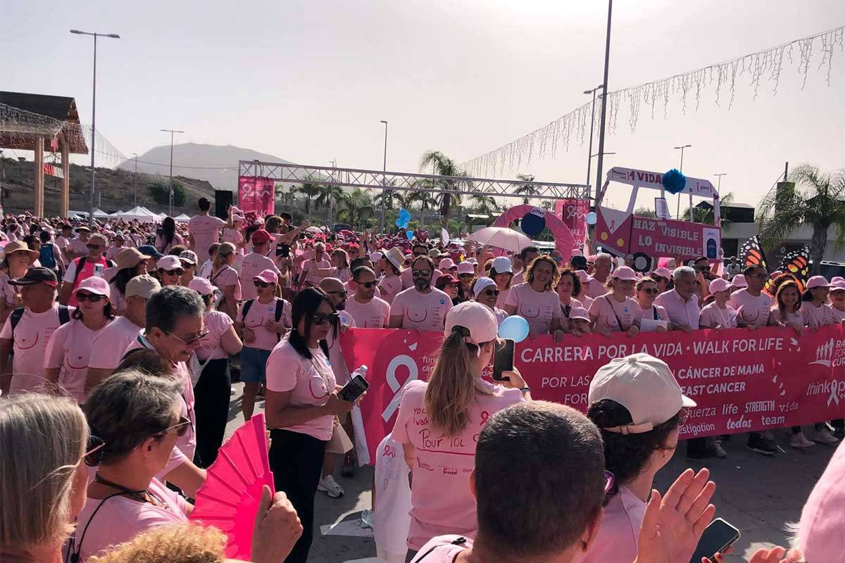 Thousands unite for the Walk for Life in the South of Tenerife