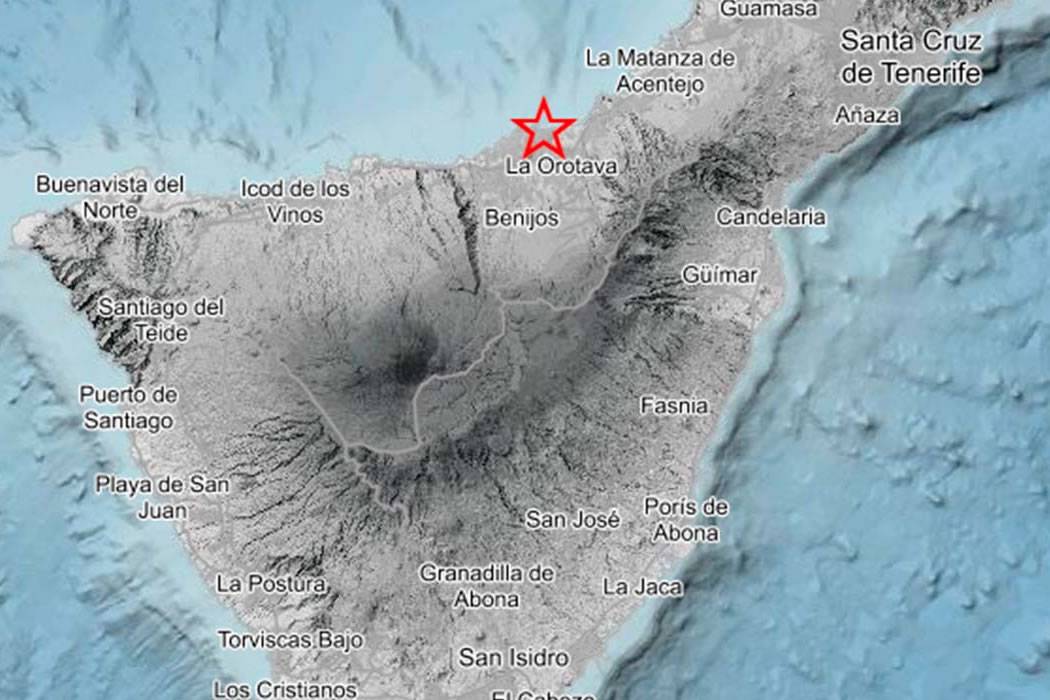 Earthquake of 3.3 magnitude felt in 14 municipalities of Tenerife