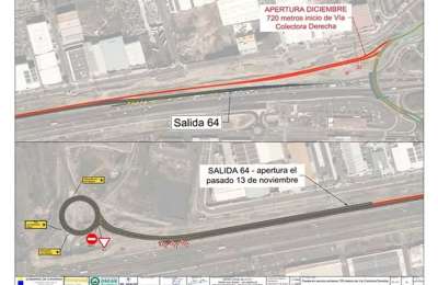 Partial reopening of exit ramp from Las Chafiras roundabout to TF-1 motorway