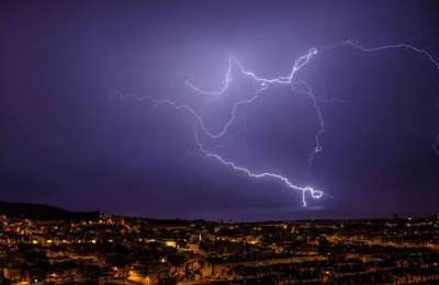 Over 1,000 lightning strikes hit the Canary Islands in just six hours