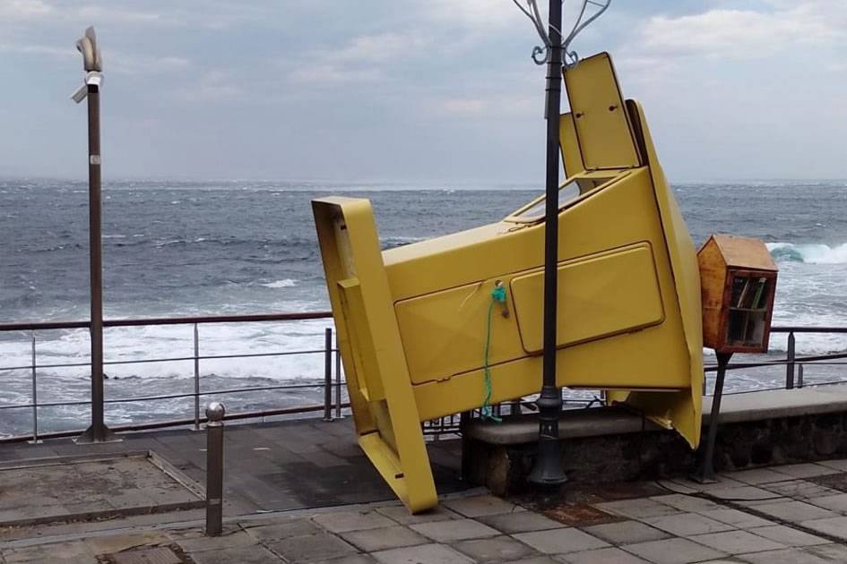 Storm Dorothea causes nearly 100 incidents in the Canary Islands