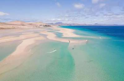 The stunning three-kilometre natural lagoon in the Canary Islands
