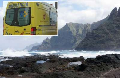23-year-old man seriously injured after falling in a rocky area of a Tenerife beach 