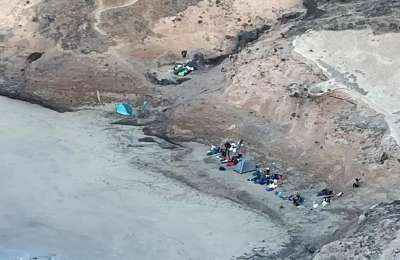 Twelve people charged for illegal camping in a protected area of Costa Adeje