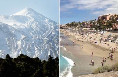 Snow and sun in Tenerife amid a Christmas featuring Spain's highest temperatures