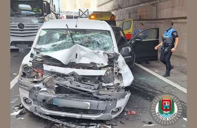 Latest News: Serious traffic accident on GC-23 involving two cars and a truck
