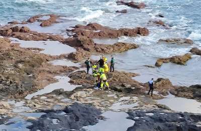 Swimmer rescued from rock pools in Tenerife after fall