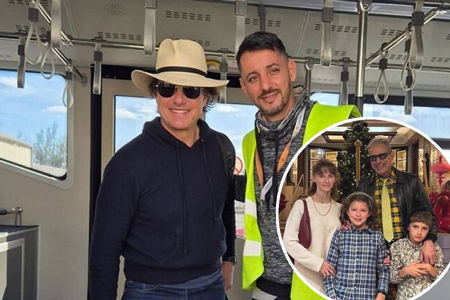 Tom Cruise and Jeff Goldblum spotted celebrating the festive season in the Canary Islands