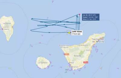 Mystery surrounds U.S. Naval vessel's erratic movements between Tenerife and La Palma
