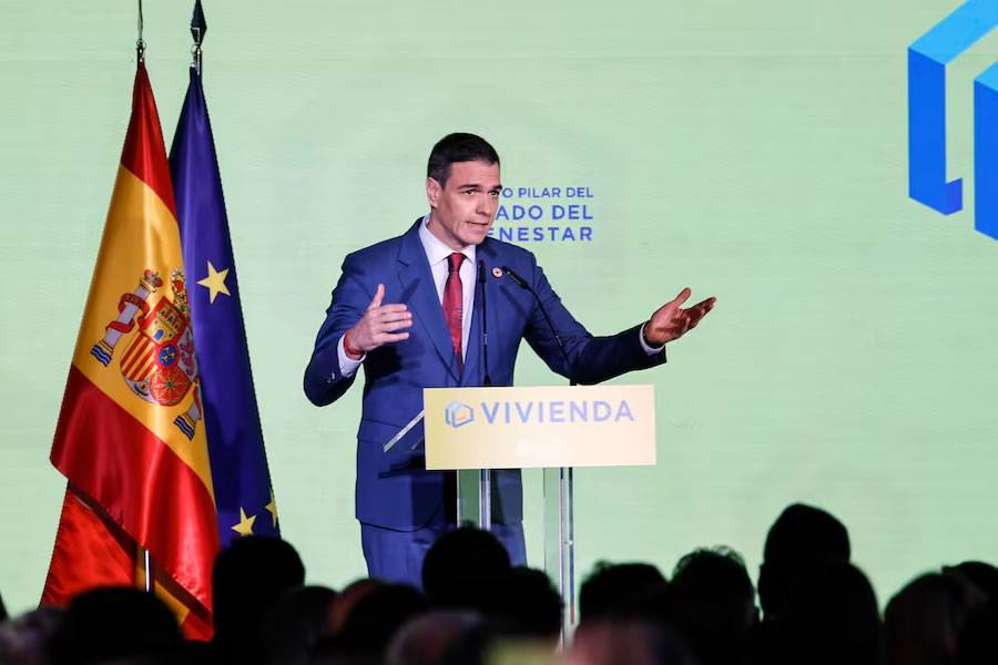 Sánchez unveils new housing plan with rent guarantees and up to 100% tax exemptions for landlords