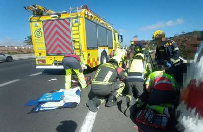 Tragic road accident in Gran Canaria: Driver killed after vehicle overturns
