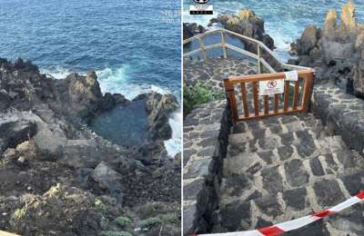 Police intervene at dangerous rock pools in Tenerife as public ignore they are closed