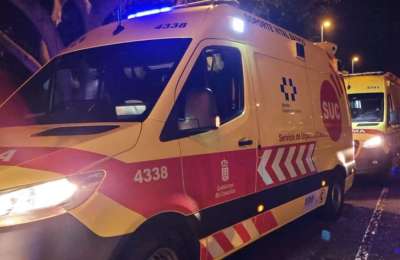 Three injured in collision between two cars on the TF-1 in Las Chafiras