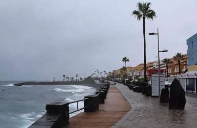 AEMET forecast change in the weather due to incoming storm in the Canary Islands