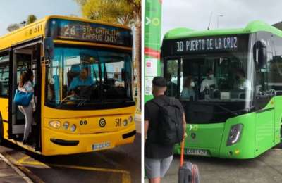 Farewell to free buses in the Canary Islands: Public transport charges return this Thursday