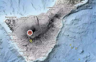 14 earthquakes recorded over 24 Hours in Vilaflor in Tenerife 