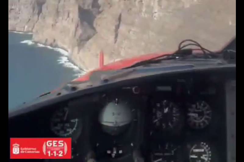 VIDEO: Hiker rescued by helicopter after fall in Los Gigantes
