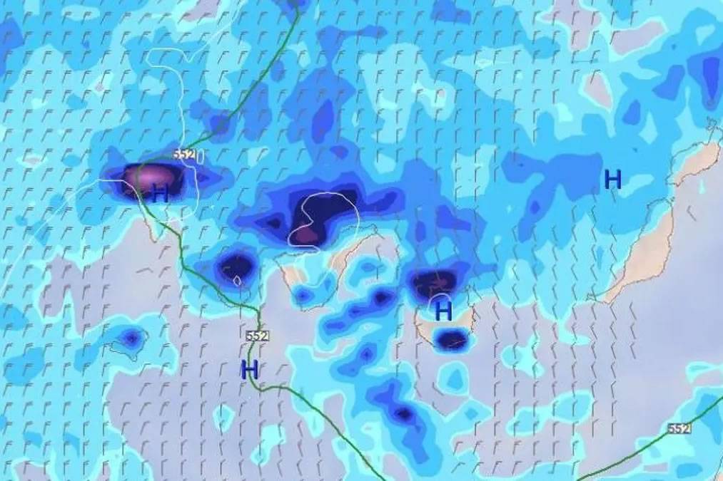 Storm Garoé eases leaving only La Palma under yellow alerts for rain