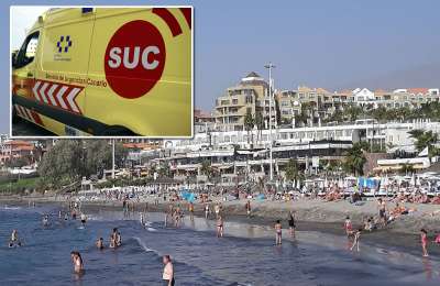 Man dies after being rescued from the sea at Fañabe Beach in south Tenerife