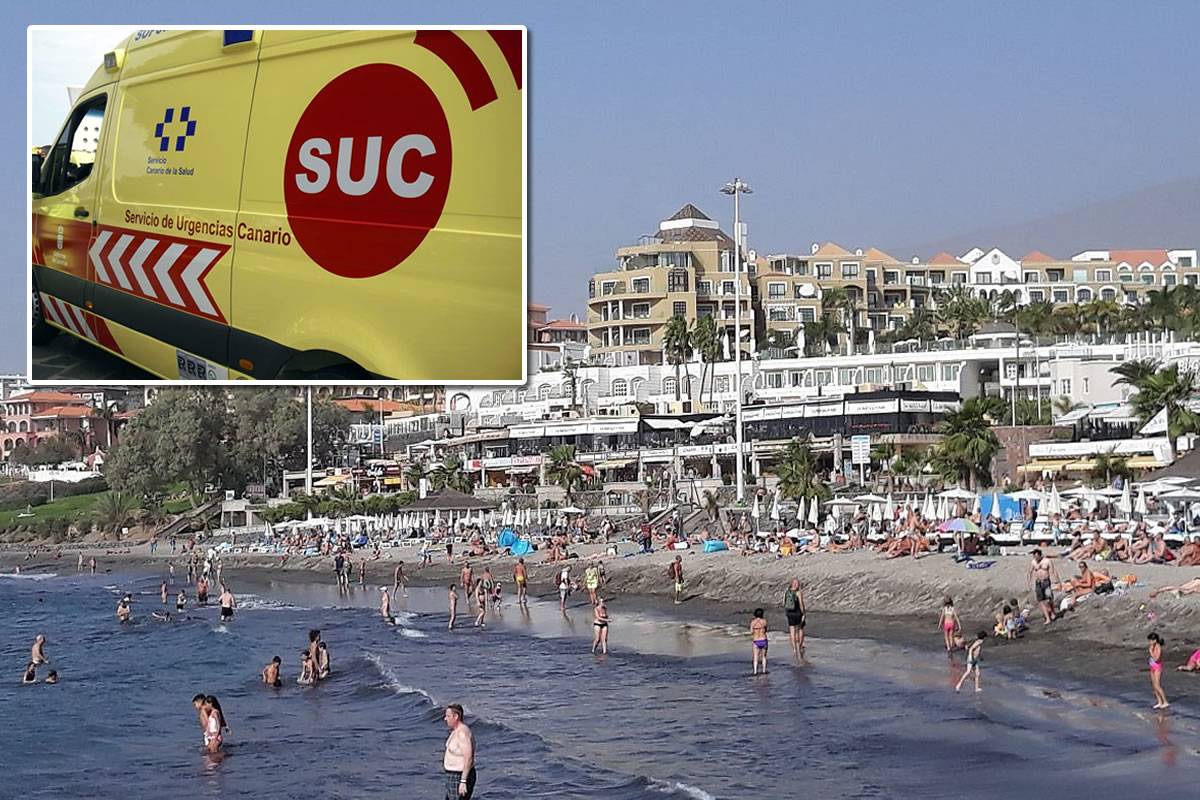 Man dies after being rescued from the sea at Fañabe Beach in south Tenerife