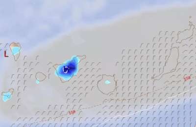 AEMET forecasting rain showers across Tenerife over the next few days