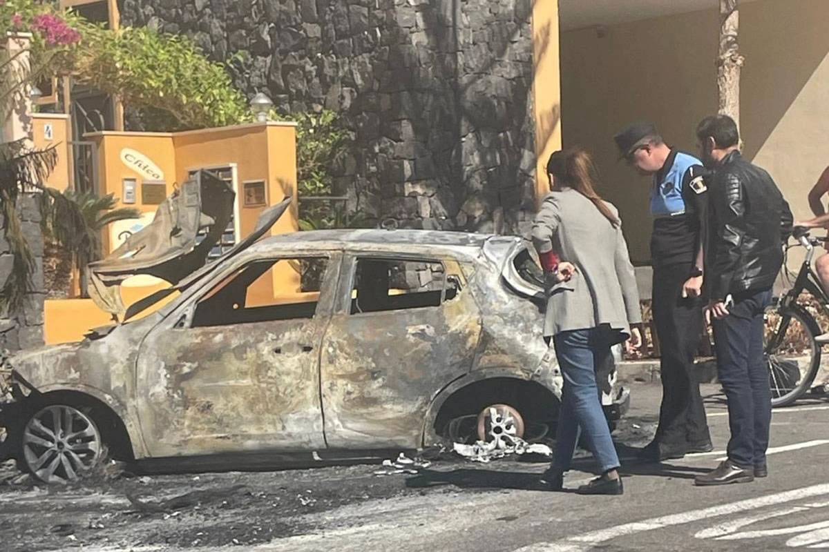 Arona City Council condemns vehicle arson in Los Cristianos 