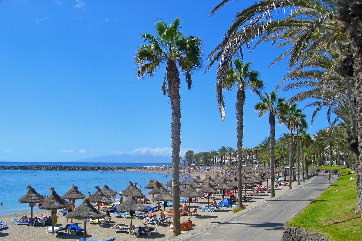 A clear and sunny day in the Canary Islands this Valentines Day