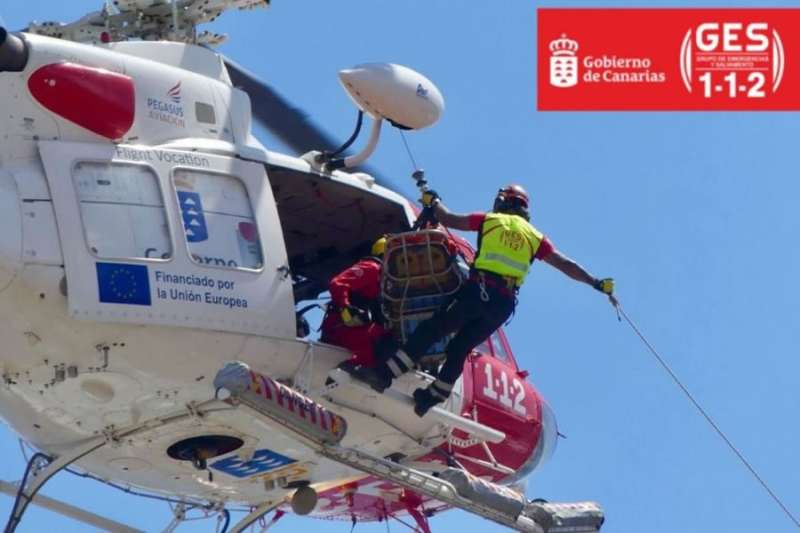 61-year-old woman airlifted to hospital after fall on Tenerife hiking trail