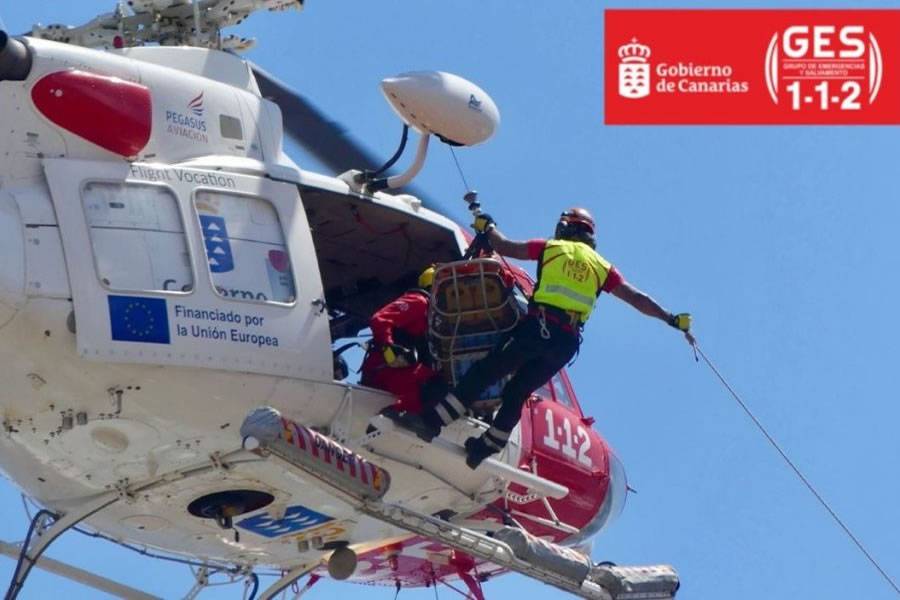 61-year-old woman airlifted to hospital after fall on Tenerife hiking trail