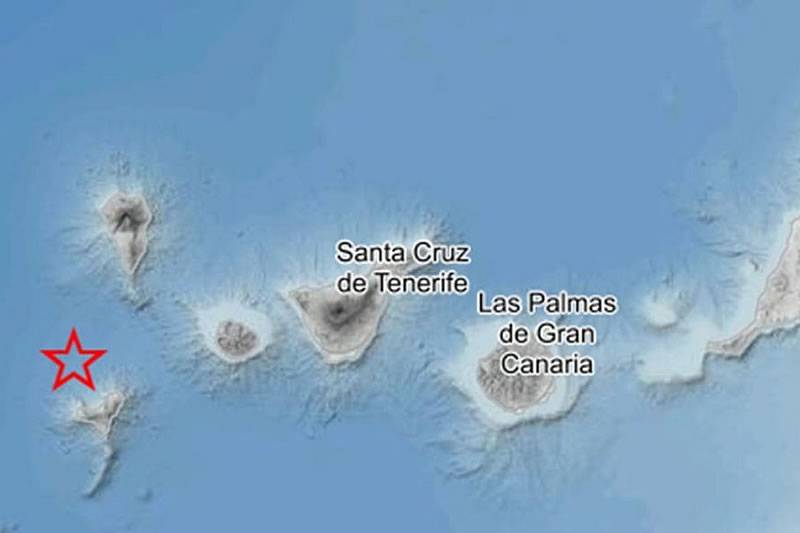 2.6 magnitude earthquake detected near El Hierro