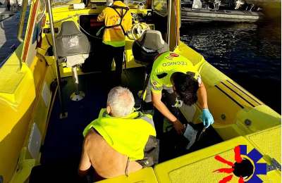 83-year-old man rescued after drifting out to sea for over an hour