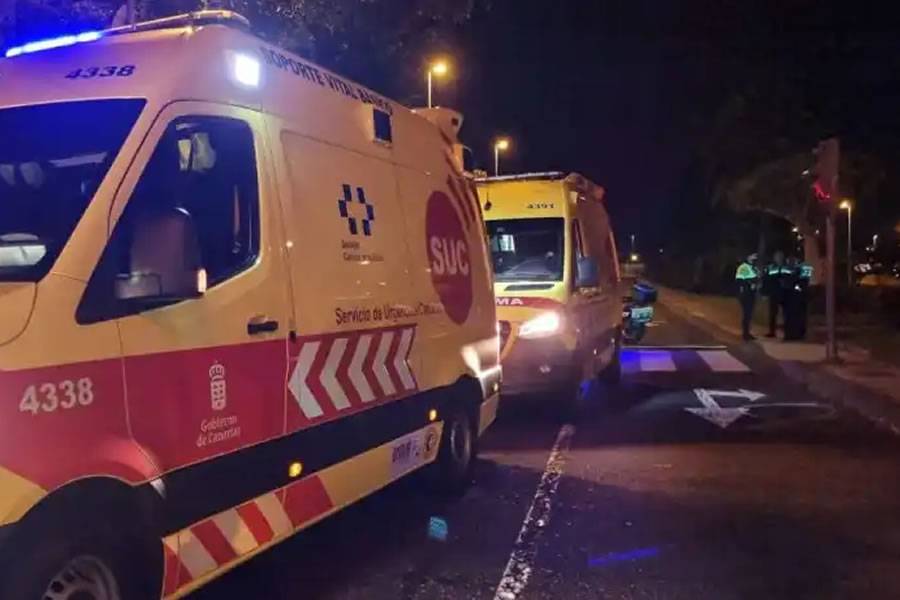Man in critical condition after being run over on the TF-1 motorway in south Tenerife