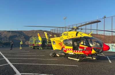 Elderly holidaymaker seriously injured after falling six metres from a balcony in Gran Canaria 