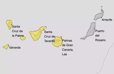 AEMET UPDATE: Here are all the active weather warnings in the Canary Islands
