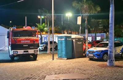 Medical personnel treat over 110 people at the first Saturday of the Santa Cruz Carnival