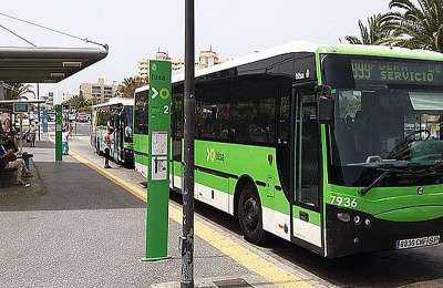 Man arrested with large knife on TITSA bus in the south of Tenerife