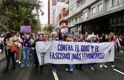 Thousands unite for feminist marches across the islands on International Women's Day