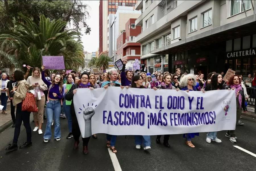 Thousands unite for feminist marches across the islands on International Women's Day
