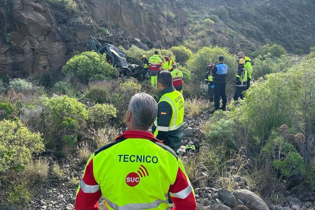 Man found dead in car at bottom of 30 metre valley in Gran Canaria
