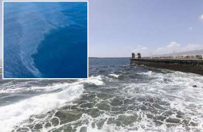 Oil slick from sunken fishing boat is not expected to affect Canary Island beaches