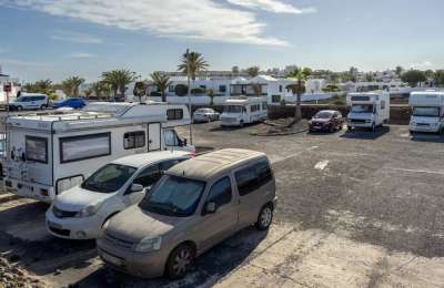 Living in a Car Park: Campervans are on the rise in Lanzarote due to housing crisis