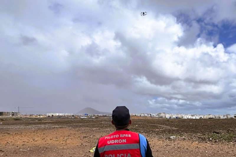 Police drone catches drug dealer red-handed in Arrecife