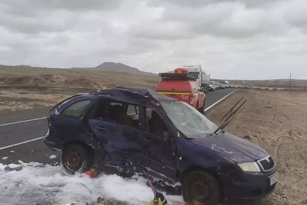 Woman seriously injured in traffic accident in La Oliva