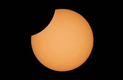 Spectacular solar flare captured by Tenerife photographer during Saturday's eclipse